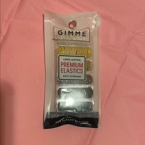 Gimme Premium Yellow Hair Elastics - Pack of 500